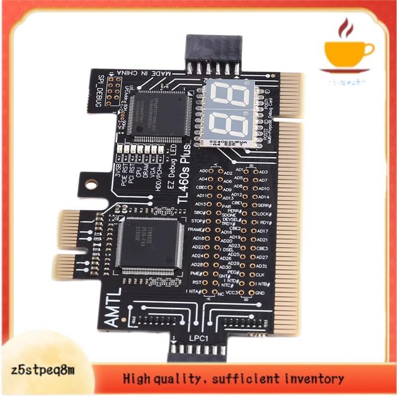 Cartão De Teste PCI-E TL460 Depuração Multiuso Diagnóstico De Computador Para LPC Reconhece Automaticamente A Placa-Mãe