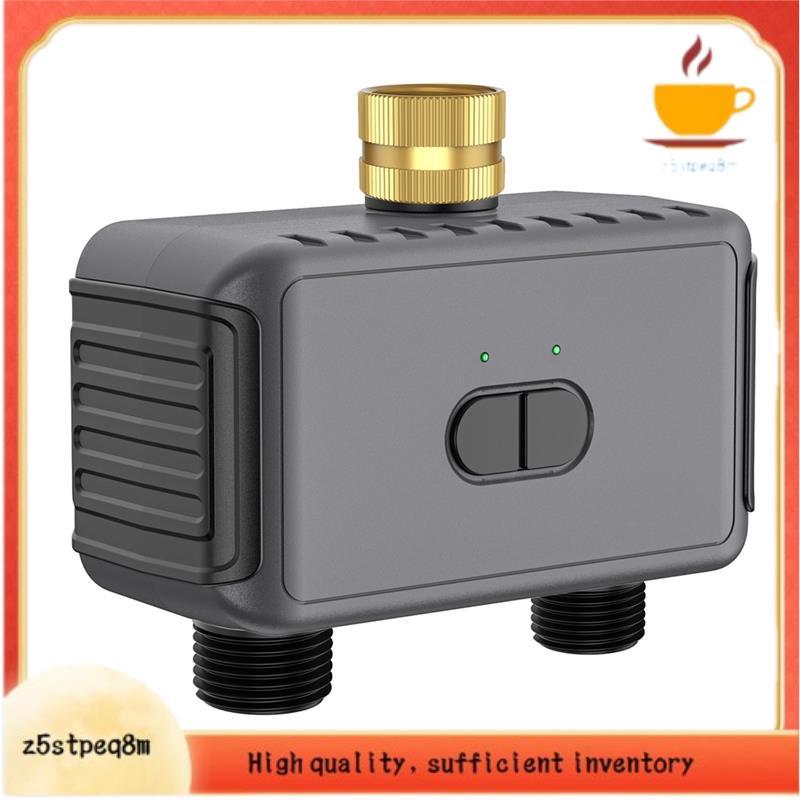 Tuya WiFi Smart Water Timer 2 Tomadas Sprinkler Controlador De Irrigação Por Gotejamento