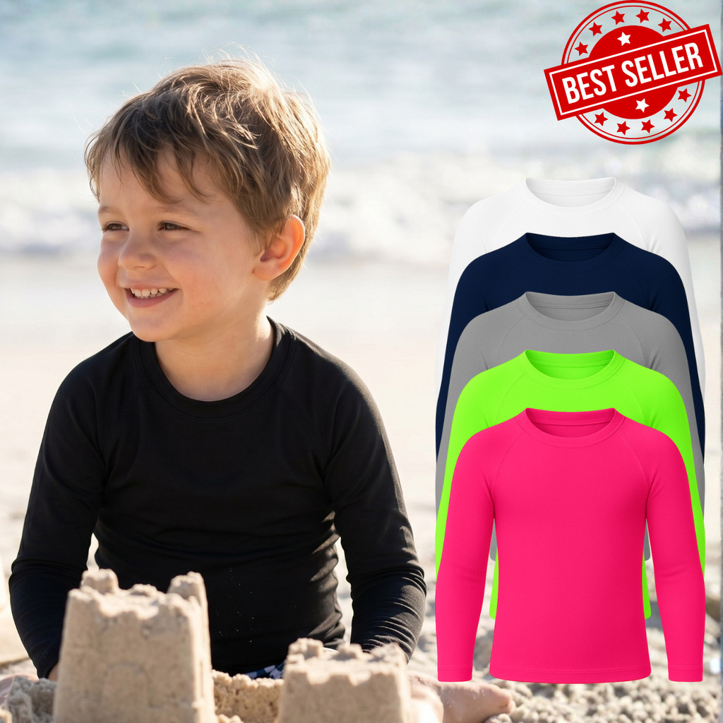 Camisa Térmica Infantil Proteção Solar Uv 50+ Segunda Pele Esportive Treino Futebol