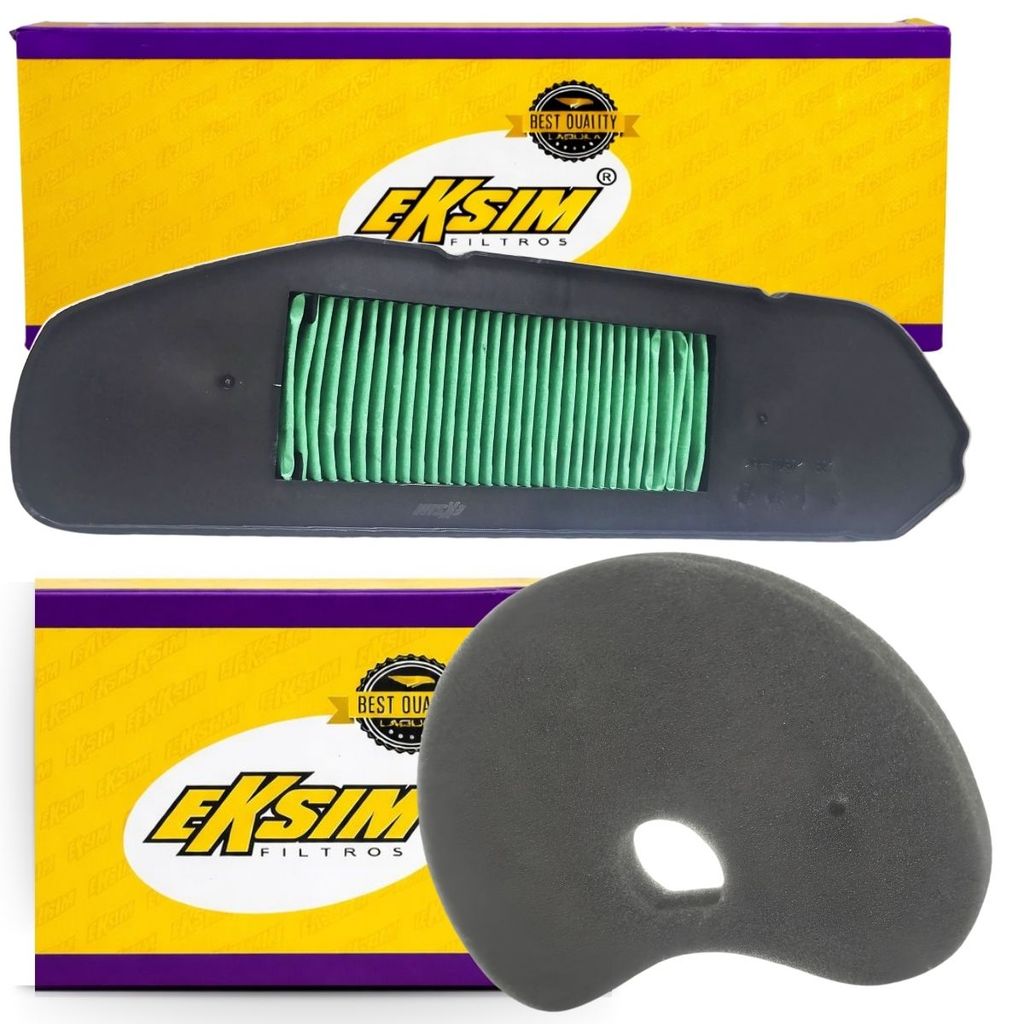 Kit Filtro de Ar + Filtro do Cvt Fluo 125