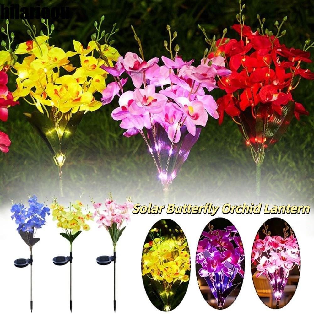 Lâmpada Solar De Jardim HILARIOOU , Luz De Estaca LED Flor De Borboleta Decorativa Externa À Prova D'água