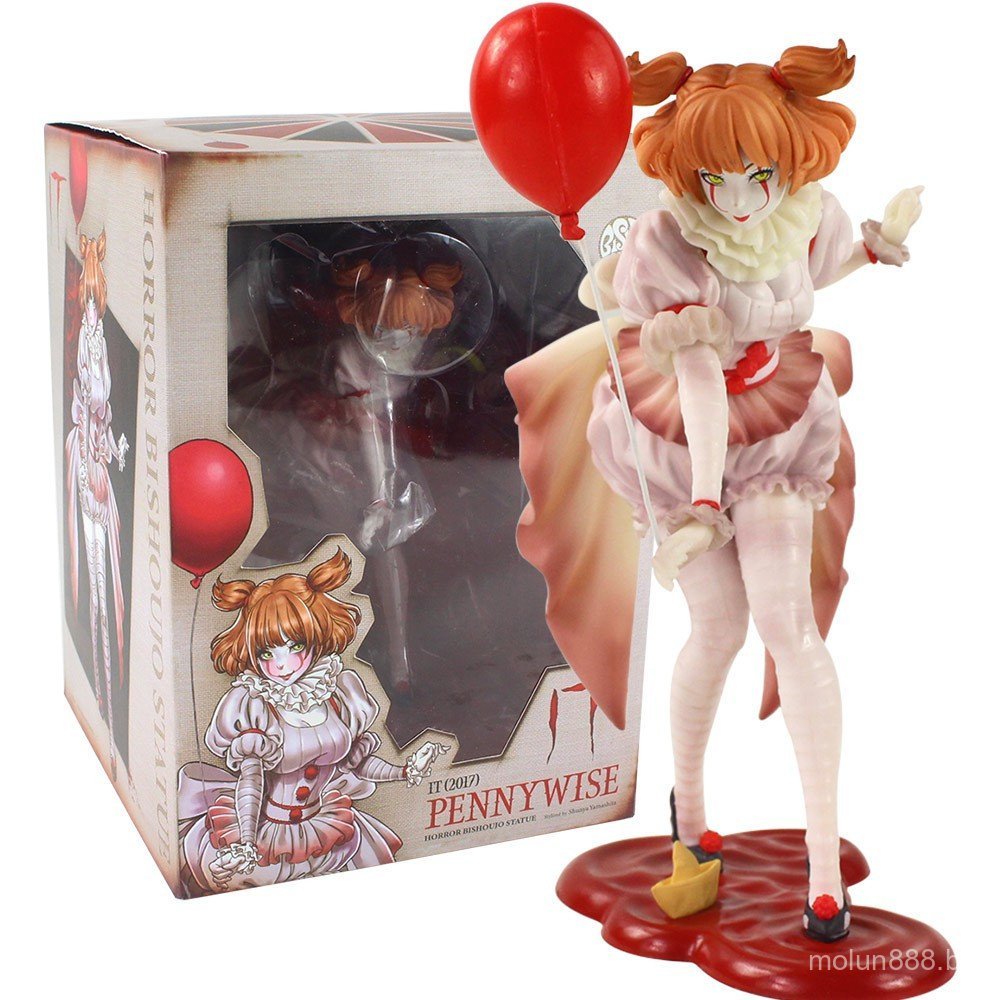 202518 cm Neca Stephen King É Mal Final Menina Pennywise Joker Action Figure Filme Horror Bishoujo Estatueta Anime Pvc T