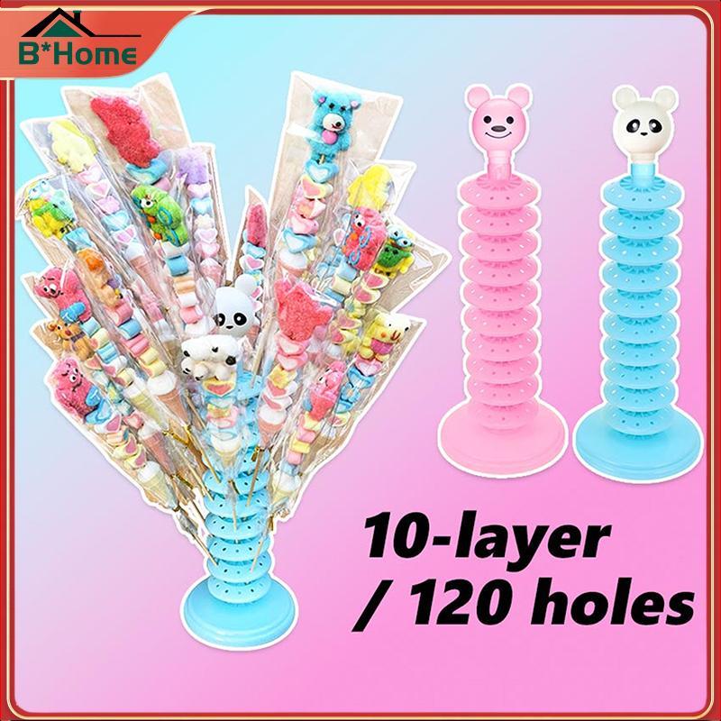 BHTH Suporte Para Pirulito De Várias Camadas Ajustável Display Ra Party Sobremesa Suer Secagem Braet Base Sti Suportes D