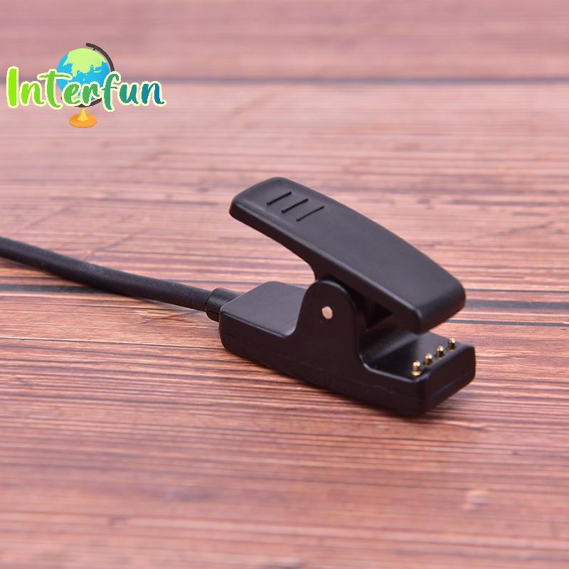 [InterfunB] Carregador De Base Com Clipe De Dados Para Cabo De Carregamento Relógio Garmin Forerunner 235 630 230 [Novo]