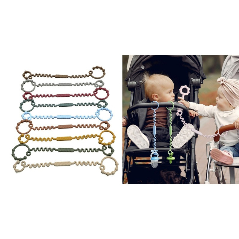 Suporte para Copos HQDH com Brinquedo para Carrinho de Bebê, Cinto de Segurança para Cadeira de Carro de Bebê (Cor aleat