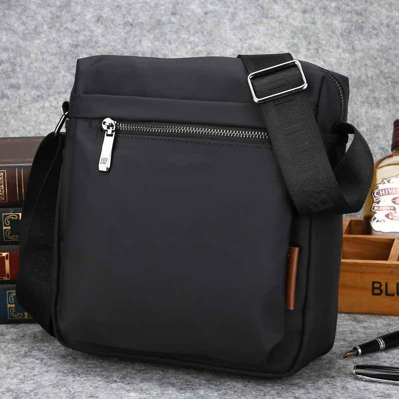 Versão coreana na moda bolsa de ombro masculina Casual saco do mensageiro Oxford pano bolsa masculina juventude moda esp