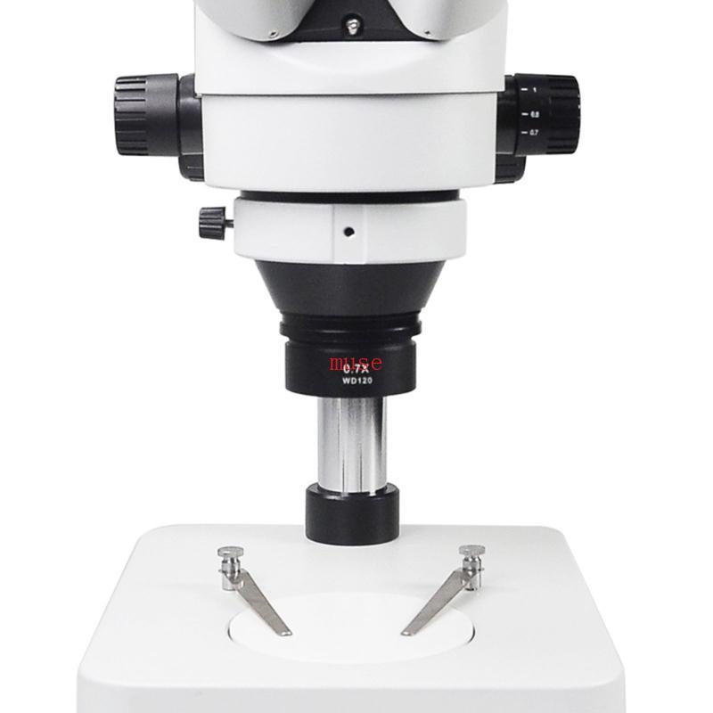 0 5 0 7X Microscópio Estéreo Lente Objetiva Auxiliar Para Vídeo Industrial 47mm 48mm Montagem