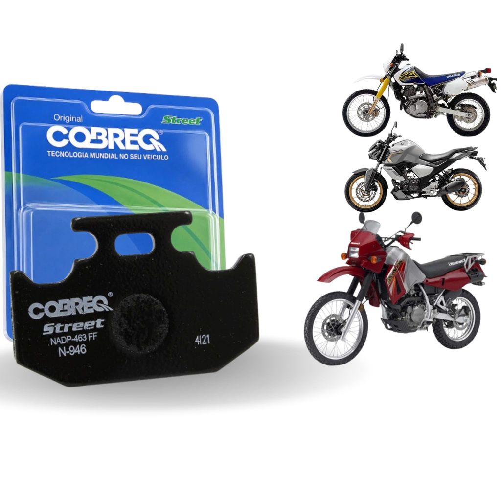 Pastilha Freio Traseiro Moto Yamaha FZ 15/25 C/ABS 2022 ate 2024 Cobreq