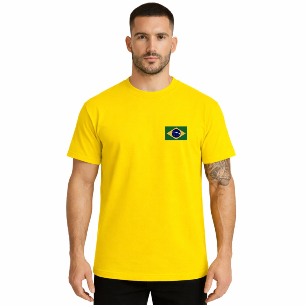 Camiseta Copa Do Mundo Seleção Brasileira Estilo Neymar Jr camiseta ideal para assistir o jogo da capa do mundo