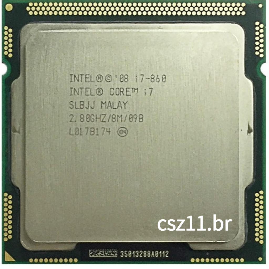 Processadores Intel CPU I7-860 2.8 Ghz 4 Núcleos/8 Threads 95W Soquete 1156/H1 LGA1156 Para PC Desktop