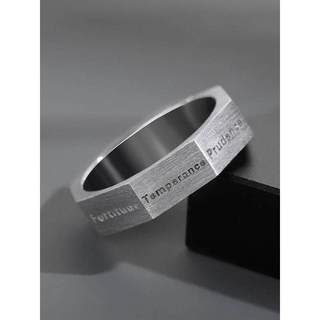 kit anel anel [Soul Collision] Anel de sete virtudes masculino moderno ins exclusivo masculino anel único nicho retrô qu