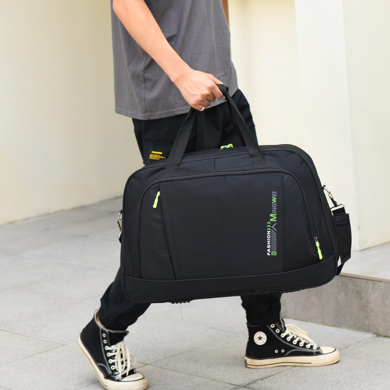Bolsa de viagem portátil de grande capacidade, bolsa de viagem de um ombro e curta distância, bolsa de bagagem de viagem