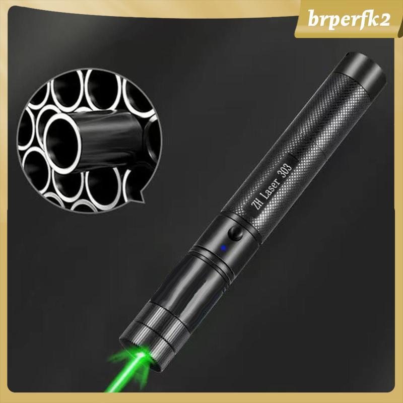 [Brperfk2] Portátil USB Verde Laser Bateria Incorporada Ajustável Focus 303 Caneta