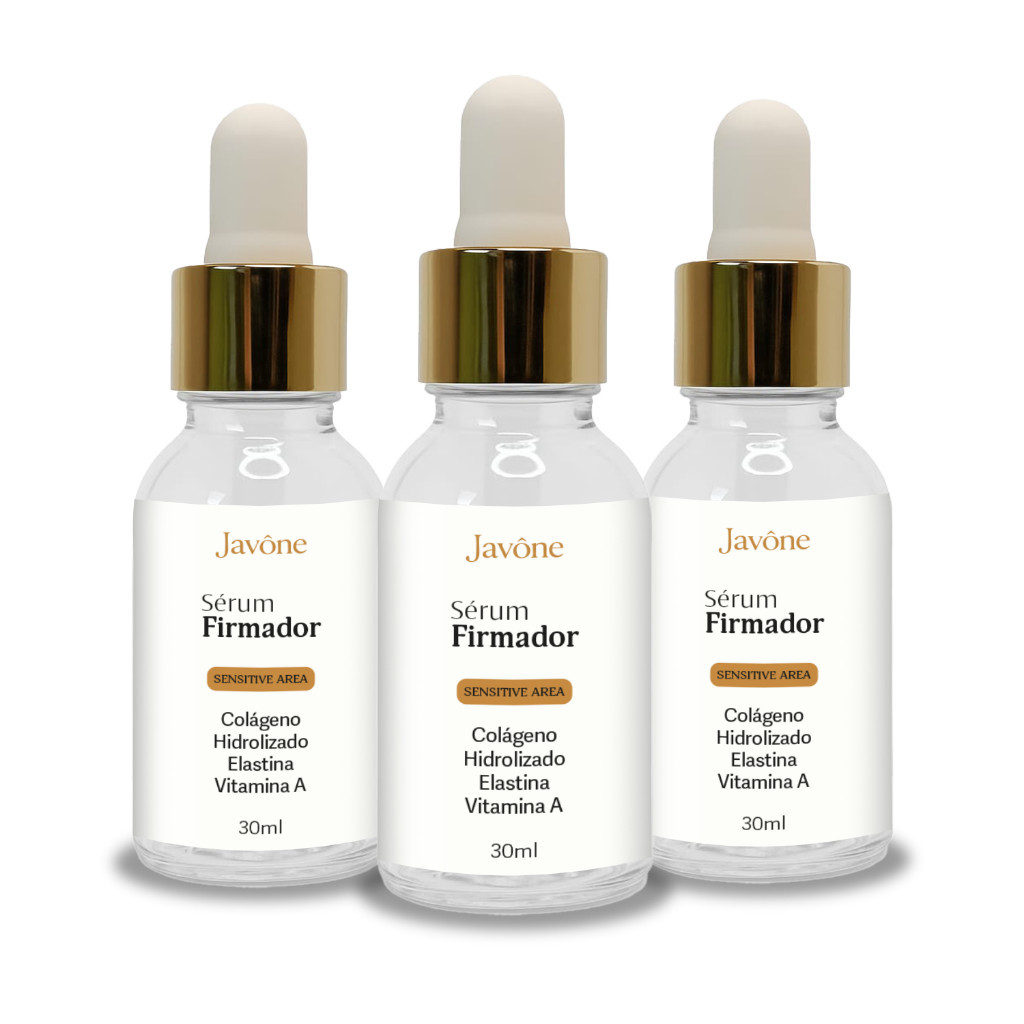 3un Sérum  Firmador Íntimo Javône – Colágeno, Elastina e Vitamina A