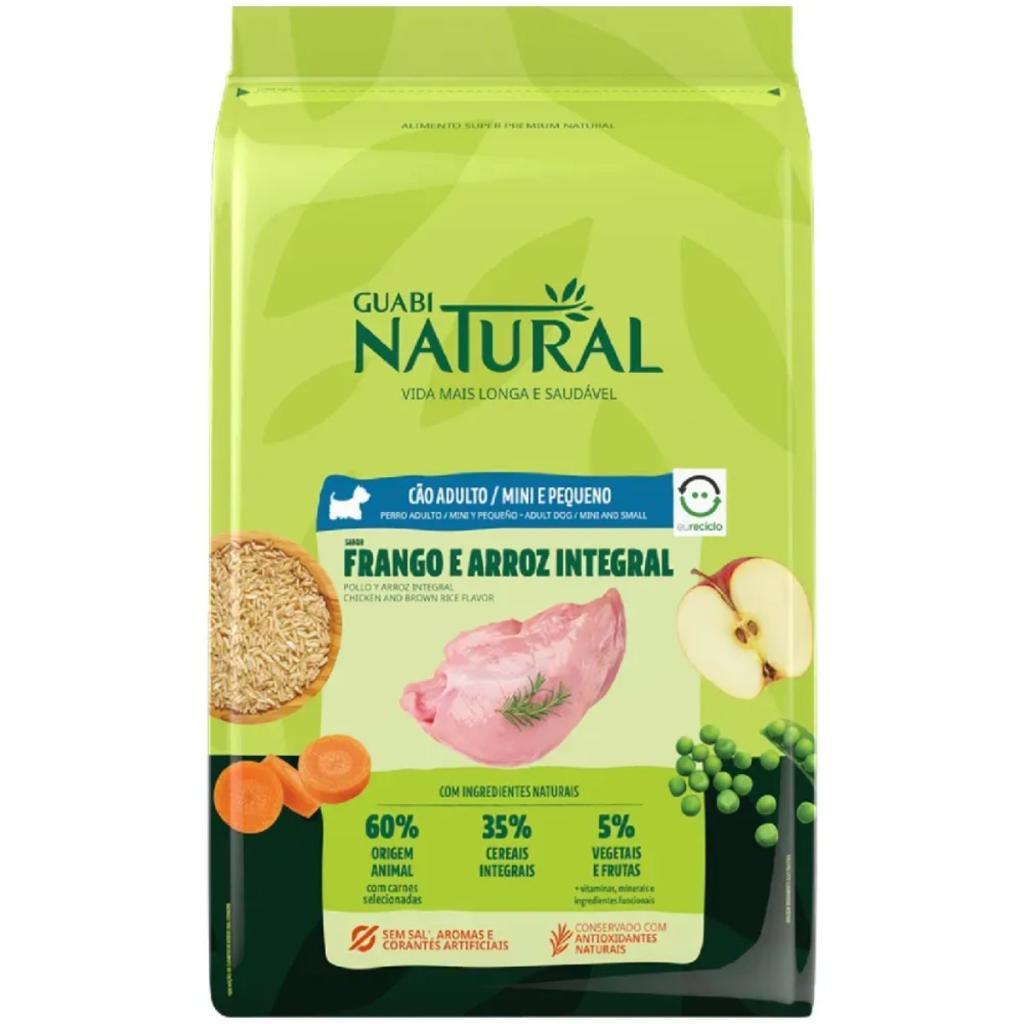 Ração Guabi Natural Super Premium Mini Pequena Frango 10,1kg