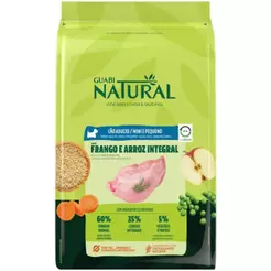 Ração Guabi Natural Super Premium Mini Pequena Frango 10,1kg