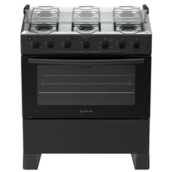 Fogão Atlas Milão 6 Bocas Automático Mesa de Inox 82 Litros