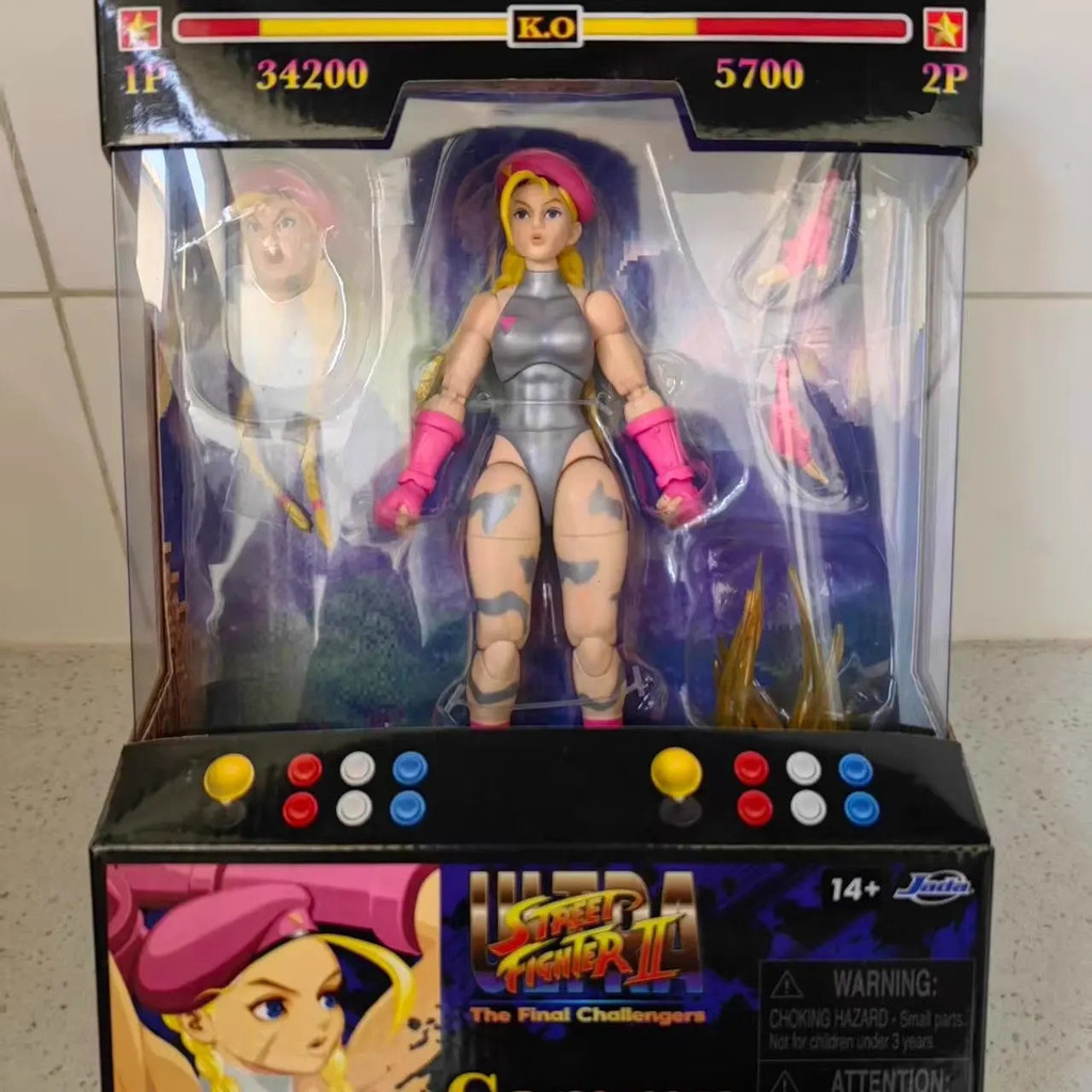 Figura de Ação Colecionável Jada Toys Street Fighter X Tekken em Escala 1/12, Modelo de Personagem de Jogo de Arcade, Es
