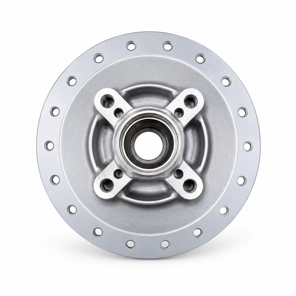 Cubo Traseiro Moto Honda CG Fan Titan Cargo 125 150 160 KS Reforçado e Resistente Roda Raiada Aro 18