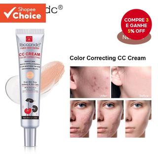 Ibcccndc Cor Correção CC Creme Facial Centella Asiatica Reparação BB Corretivo Natural Cl…