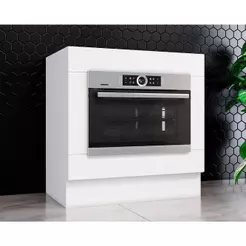Módulo Cozinha Henn Americana Balcão p/ Forno de Embutir s/ Tampo 80cm Branco