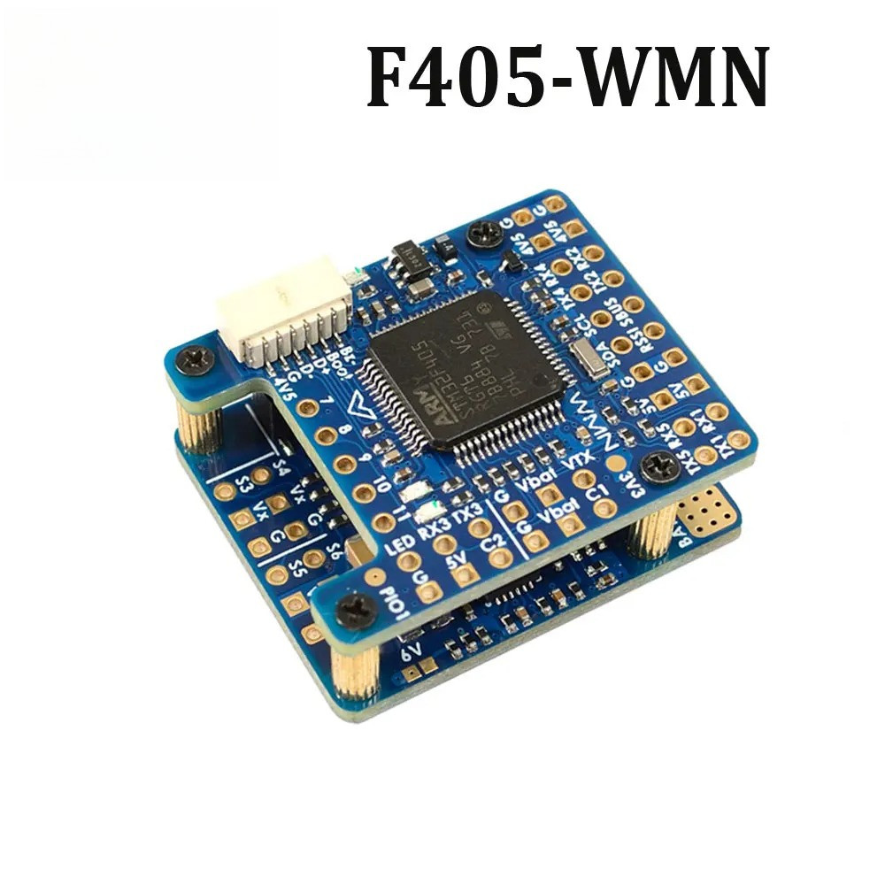 Controlador De Vôo F405-WMN Com Baro OSD Blackbox 132A Detecção De Corrente 2-6S LIPO 22X22mm Placa Principal De Alto De