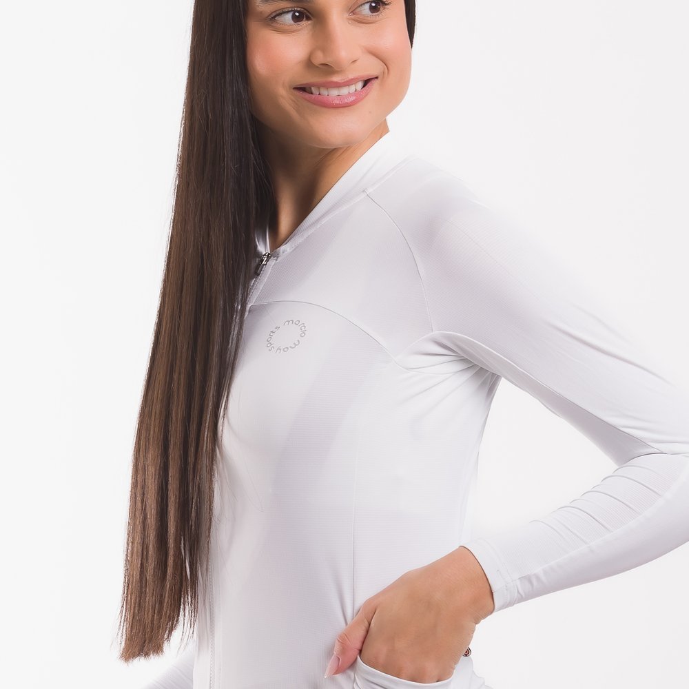 Camisa Ciclismo Feminina Poliamida Manga Longa Race Márcio May Sports