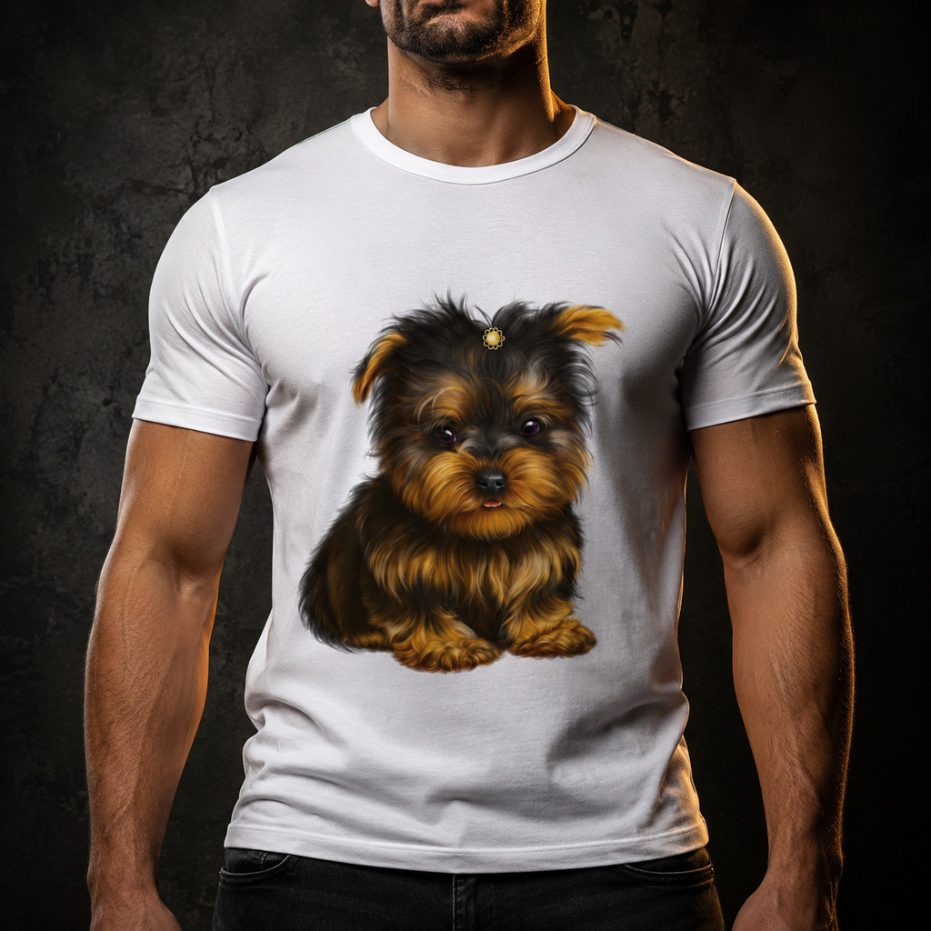 Camiseta Cachorro Yorkshire Ref 08 - Dicelli