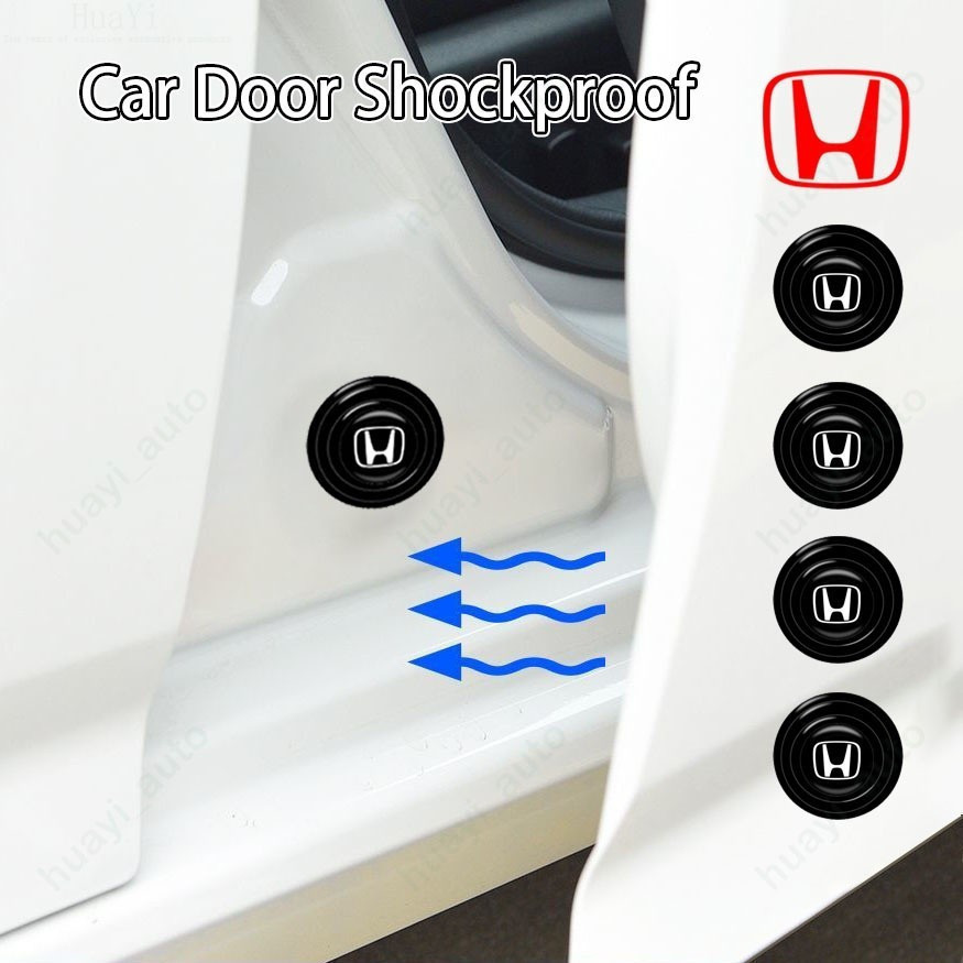 Protetor de Porta de Carro Honda, Amortecedor de Choque, Almofada de Isolamento Acústico de Borracha para Civic, Jazz, F