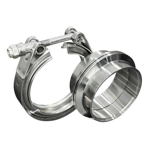 Kit Abraçadeira V-band Inox 3 Polegadas 76,2mm com Flanges Inox