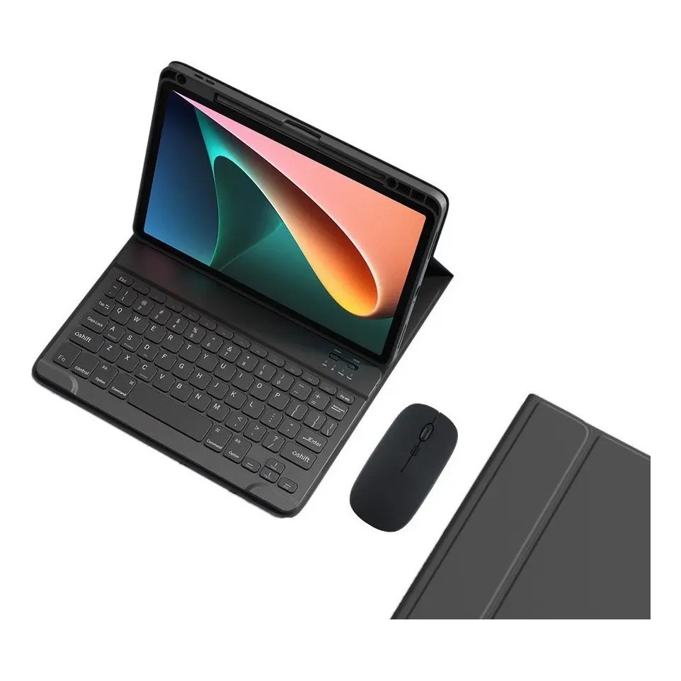 30 Capa Com Teclado+mouse Para iPad 6/5th/air 2/pro 9,7 Inch