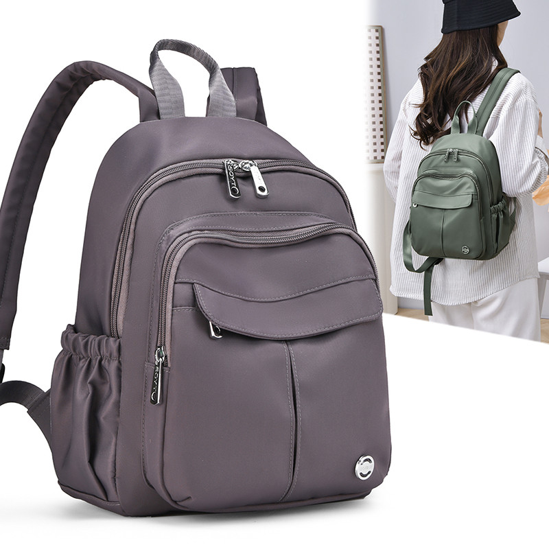 Novo estilo de moda viagem simples Commuter mochila lazer repelente de água mãe saco luz All-Match viagem pequena mochil