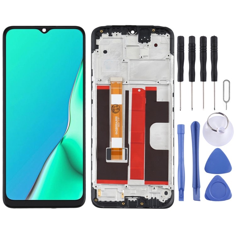 Tela LCD TFT Para OPPO A9 (2020)/A11x/A11 CPH1937 CPH1939 CPH1941 PCHM10 PCHT10 Digitador Assembléia Completa Com Moldur