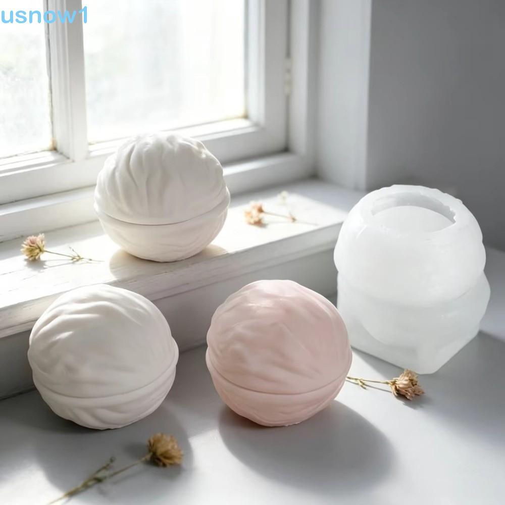 Molde Em Forma De Nogueira 3D USNOW , Antiaderente Para Jarra De Armazenamento De Artesanato DIY De Silicone De Gesso Re