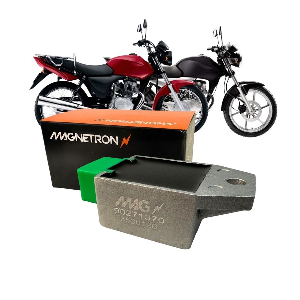 Regulador Retificador 4 Vias Para Honda Cg 150 Sport 150 Cg 150 Job 2005 a 2008 Magnetron 90271370