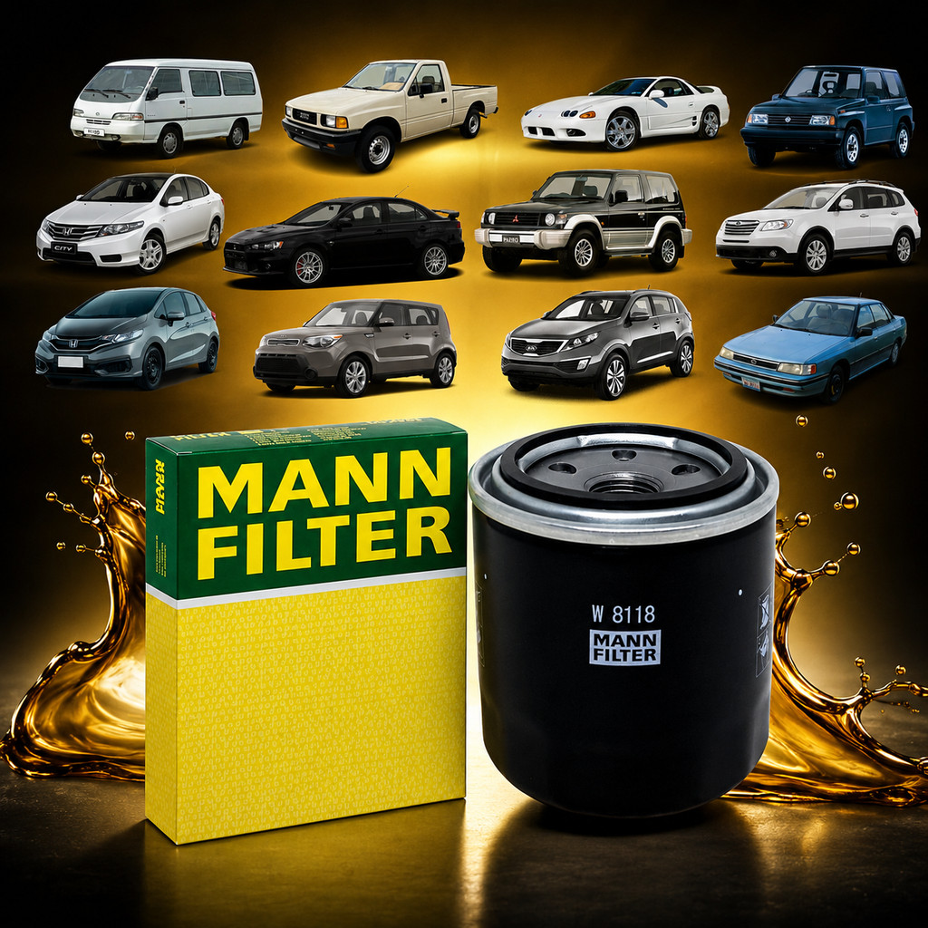 Filtro De Óleo Hb20 Ix35 Tucson Elantra Mann-filter W8118