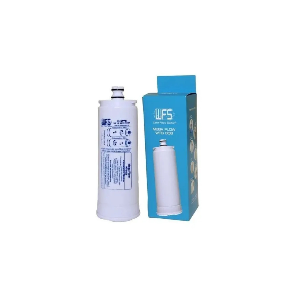 Refil Filtro WFS 006 Mega Flow Compatível IBBL BDF 300 e PFN 200