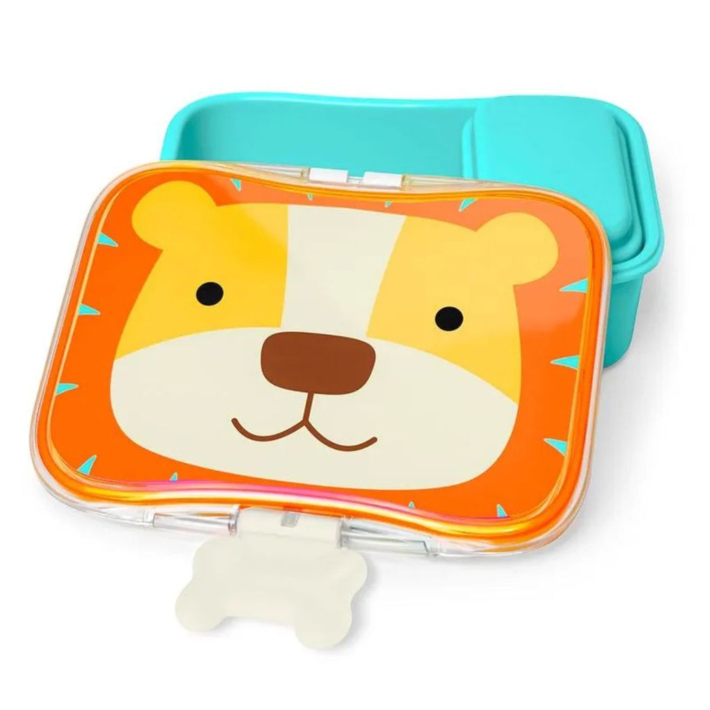 Lancheira Kit Lanche Escolar Zoo Leão Skip Hop