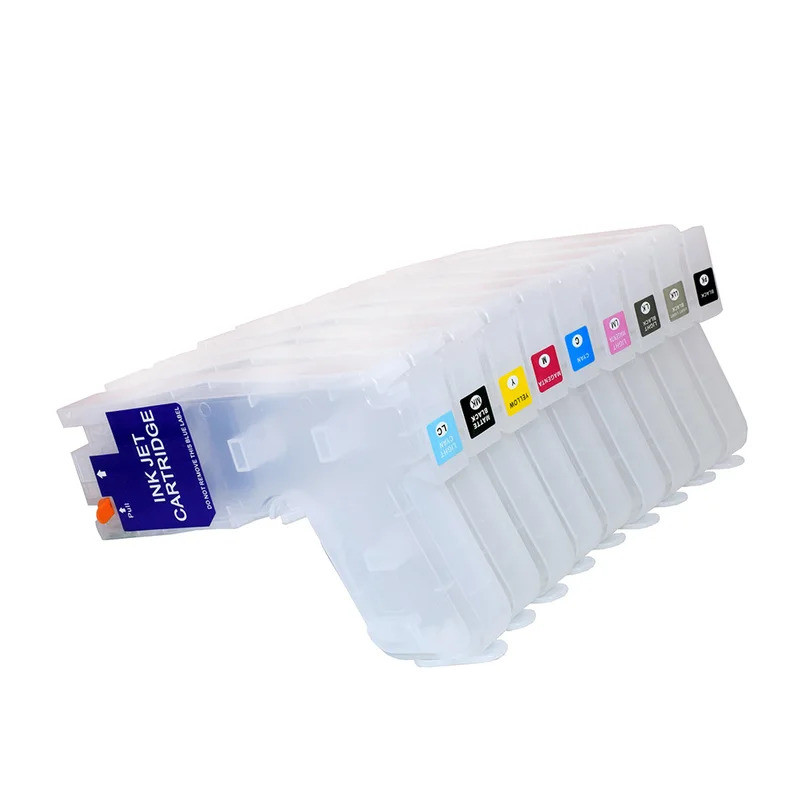 FW 9pcs 280ml/pc Cartuchos De Tinta Recarregáveis Para Impressora Epson surecolor P800 SC-P800 Europa T8501