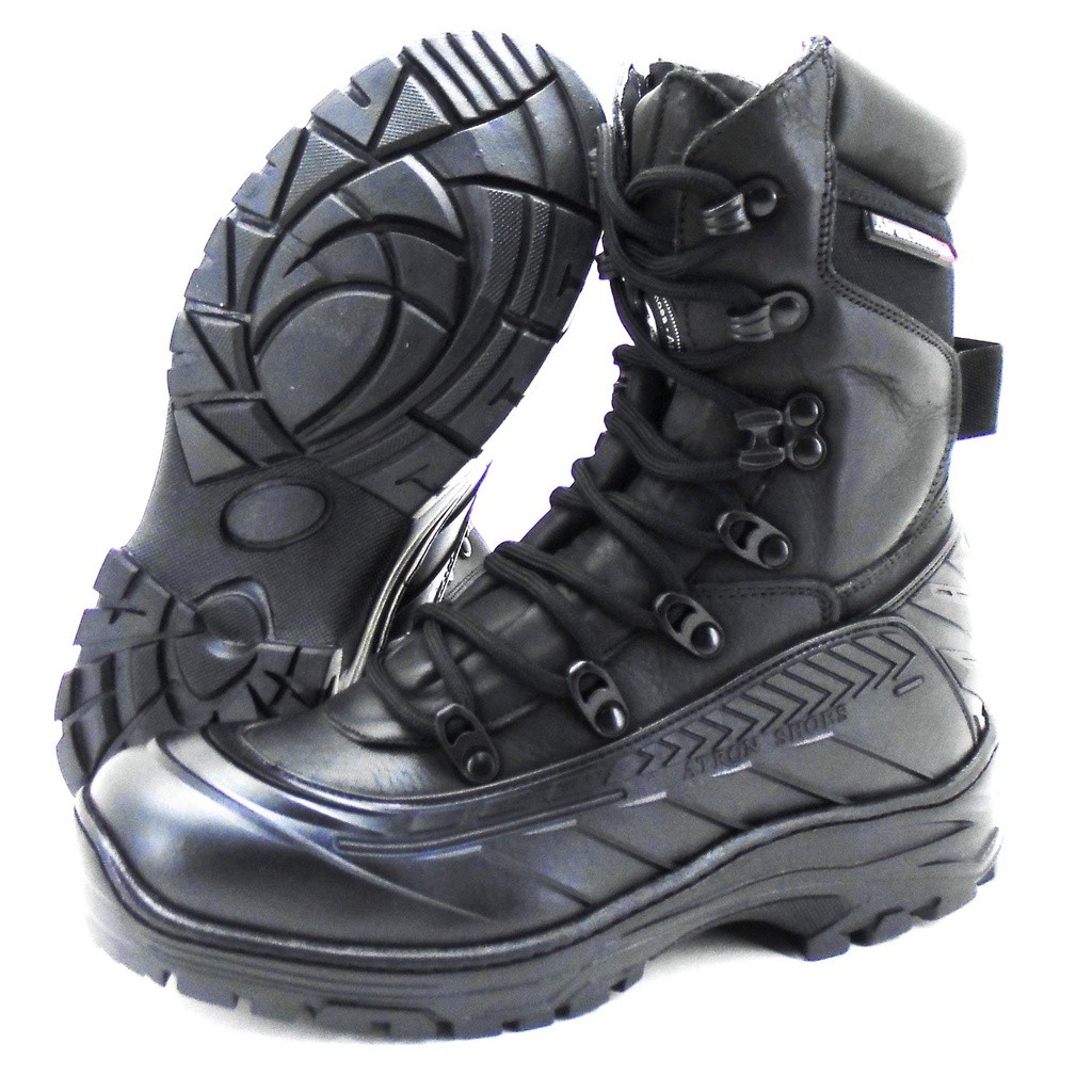 COTURNO TATICO MILITAR COURO 289 KM PRETO