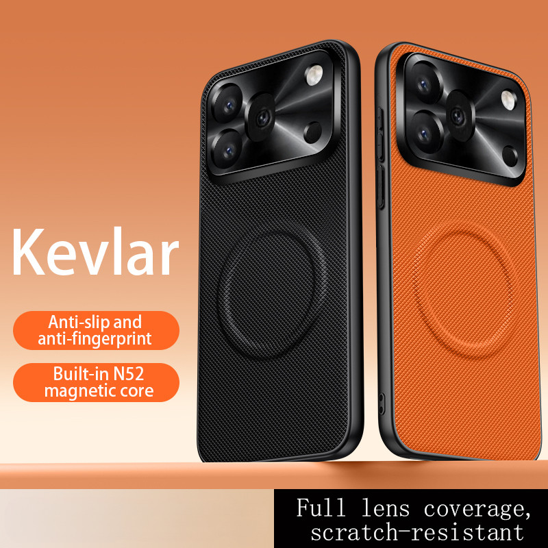 Capa Magnética De Couro Liso Com Padrão Kevlar Para Honor 600 Pro 600 Lite 500 X9D 400 400 400 Smart X7D X8C X7C X6C X5C