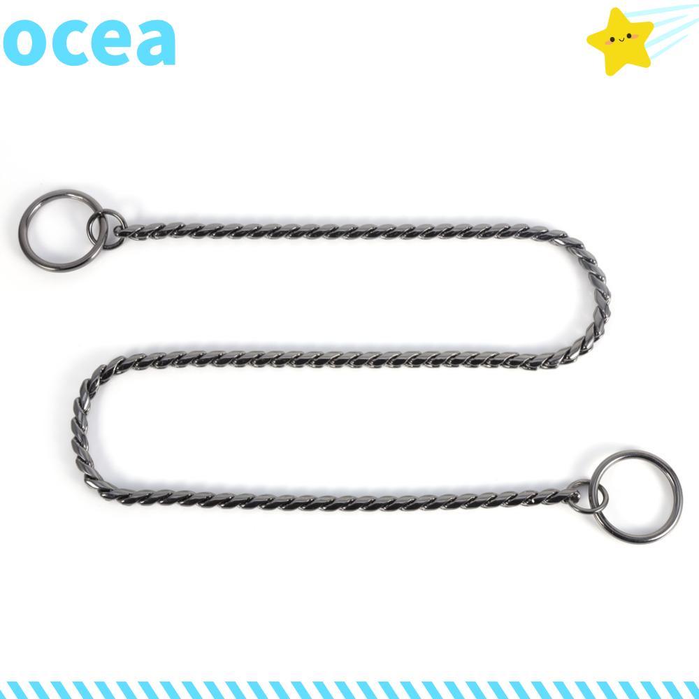 Corrente De Cobra OCEA , Pescoço Curvada Em Metal Artesanal Para Animais De Estimação , Alça Leve