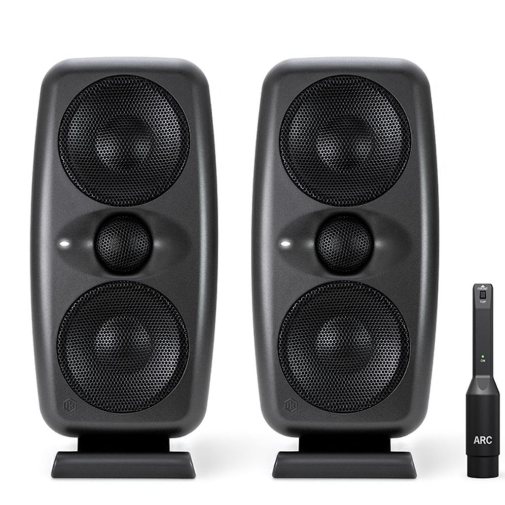 Par de Monitores de Referência Ik Multimedia Iloud MTM MKII com Microfone