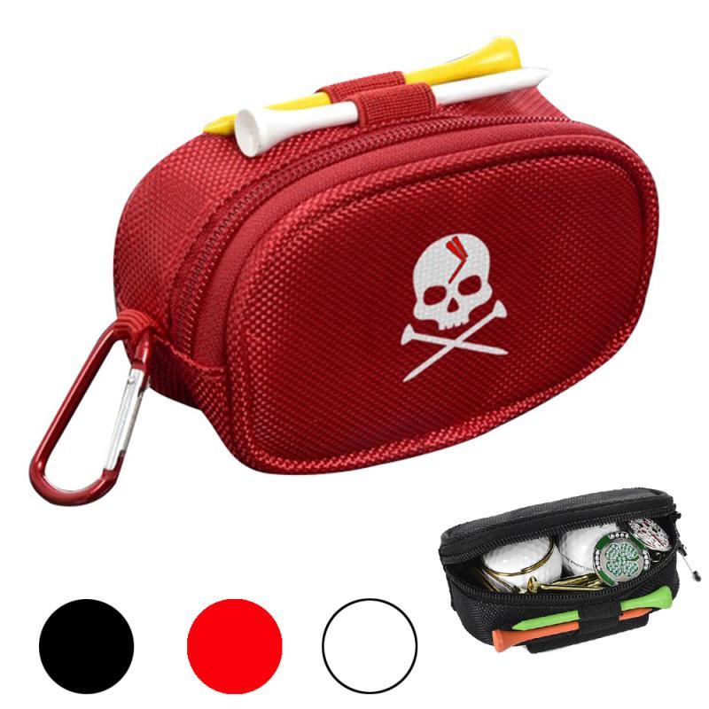 Saco de bola de embalagem de cintura de caveira de golfe saco de cintura de bola pode conter 5 bolas saco de bola de arm
