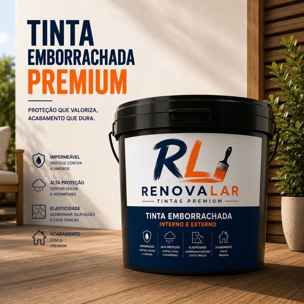 Tinta Piso Premium Renovalar para Pisos, Chão de Cimento e Cerâmicas - Repele Água e Facil Limpeza — imagem 2 de 2