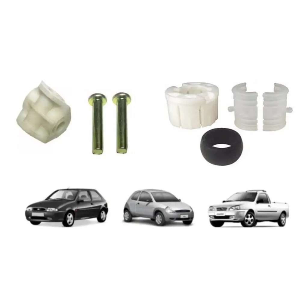 Reparo Alavanca Câmbio + Cruzeta Ford Ka Fiesta Courier ENDURA 1997 98 99 00 01 2002