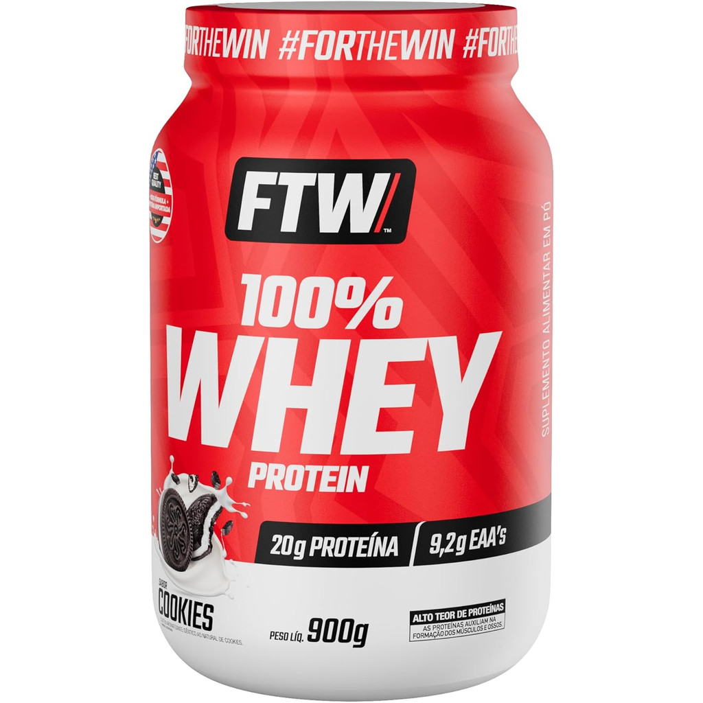 100% Whey Protein Pote 900g Cookies FTW