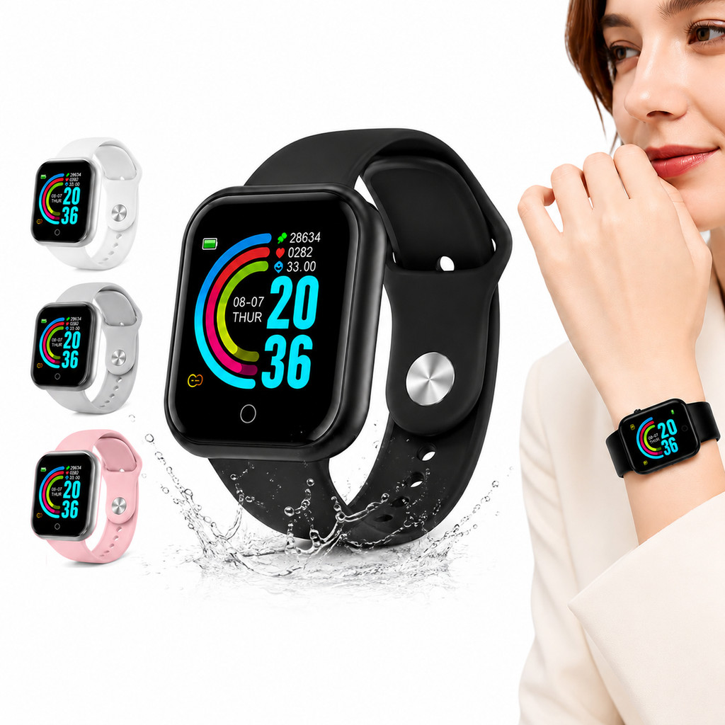 Relógio Smartwatch D20 PRO Esportivo com Monitor de Saúde Android iPhone
