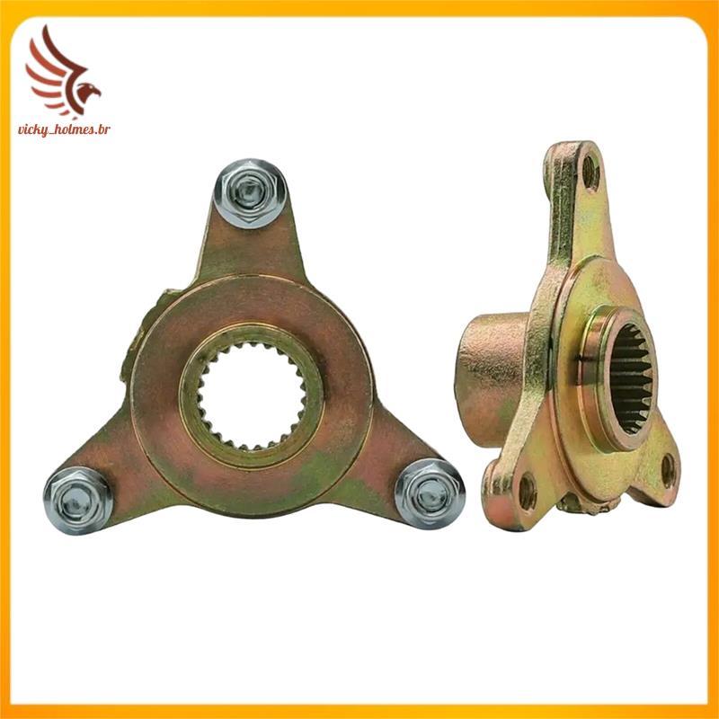 [vicky_holmes.br] Cubo De Roda Estriado De 3 Pinos 23T Para 110 125cc ATV Go Kart Quad Coolster Karting Peças E Acessóri