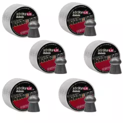6x Chumbinho/Carabina 6.35mm Technogun 100un Strike Diabolo